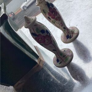 Vintage Blue Ridge porcelain shakers